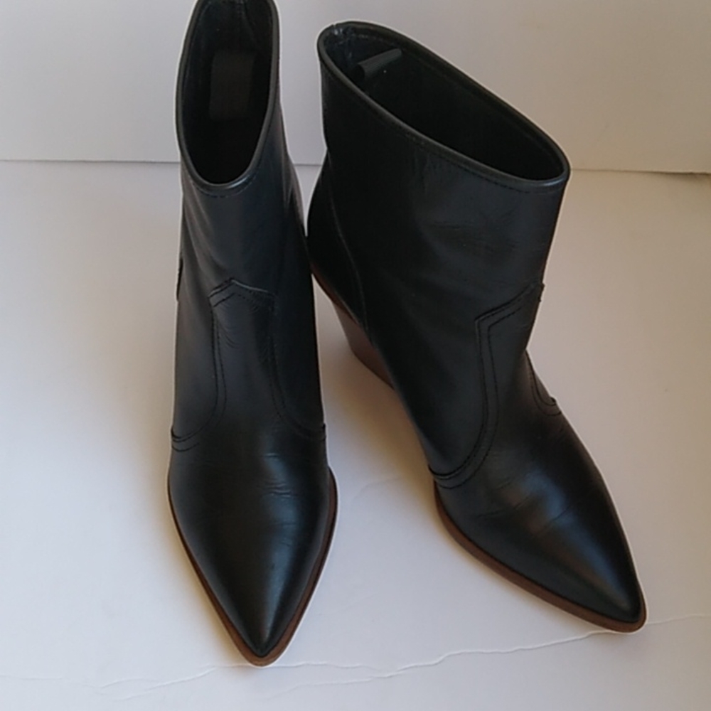 Franco Sarto Black Heeled Boots